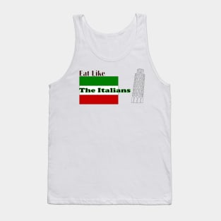 Italian Irish Design Front and Back Designs Tank Top